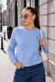 Women's Rabbit Embroidered Two-Thread Sweatshirt 265070