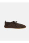 Lcw Steps Brown Suede Look Women's Ballerinas - 2