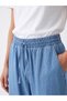 Alita City Farkıyla Lcw Everyday Blue Denim Straight Mom Fit Elastic Waist Straight Leg Women's Jean Trousers - 3