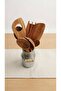Olive Wood Wooden Spoon Fork Spatula Measuring Spoon Salad Spoon Set - 2