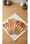Olive Wood Wooden Spoon Fork Spatula Measuring Spoon Salad Spoon Set