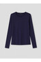 Two Mt Shop Quality Lcw Everyday Purple Plain Tight & Slim Long Sleeve Women's Bodysuit - 6