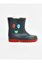Lcw Steps Anthracite Printed Elastic Boys' Boots - 2