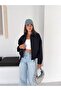 Belted Bomber Zippered Trench Jacket - 4