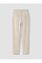 Two Mt Shop Quality Lcw Everyday Beige Diving Fabric Plain Standard & Regular Women's Sweatpants - 6