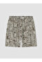 Lcw Swimwear Brown Patterned Men's Swim Shorts - 8