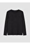 Lcwaikiki Curve Black Plus Size Women's Ribbed Body