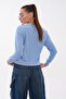 Women's Rabbit Embroidered Two-Thread Sweatshirt 265070 - 5