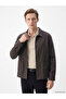 Nevavm Regular Fit Shirt Collar Men's Jacket with Difference