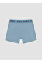 Brown Cotton Flexible Men's 3-Piece Boxer Set - 5