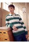 Two Mt Shop Quality Lcw Kids Green Striped Long Sleeve Boys' T-Shirt