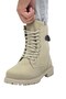 Postal Zippered Men's Boots Beige - 2