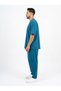 Men's 2 Thread Short Sleeve T-Shirt Pants Two-Piece Set Casual Comfortable Fit - 4