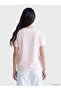 Xside Pink Printed 100% Cotton Women's T-Shirt - 4