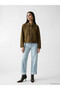 Lcw Vision Khaki Shirt Collar Suede Look Women's Jacket - 2