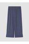 Lcw Dream Purple Crew Neck Women's Capri Pajama Set - 8