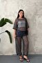 Navy Blue Sequin Suit - 2