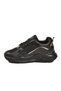 Black-Gold Mesh Lace-Up Thick Sole Women's Walking and Sports Shoes Sneaker 051 (Y) - 4