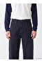 Xside Navy Blue Relax Fit Gabardine Men's Trousers - 4