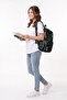 4-Compartment Large Size Music-Themed Pattern Backpack - Daily Use Women's Backpack - 2