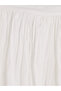 Alita City Lcw Modest Ecru Voile Plain Long Women's Skirt with a Difference - 6