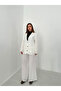 Ecru Button Detailed Oversized Muslin Set - 4