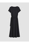 Timeless Clothing & Timeless Choices Zero Roba Collar Belted Flared Dress - 7