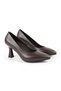 Women's High Heel Shoes Genuine Leather Pointed Toe Medium Goblet Heel Office Evening Dress Stiletto L068.780 - 3