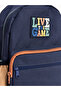 Lcw Accessories Navy Blue Printed Boy's Backpack - 3