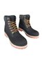 Genuine Leather Nubuck Men's Boots BROWN - 5