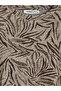 Lcw Grace Beige Crew Neck Patterned Women's T-Shirt - 7