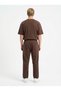 Men's 2 Thread Short Sleeve T-Shirt Pants Two-Piece Set Casual Comfortable Fit - 2
