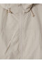 Two Mt Shop Quality Lcw Everyday Beige Hooded Oversize Women's Raincoat - 6