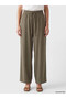 Esvab • Modern & Distinctive Wide-Leg Women's Trousers with Waist Drawstring - 3