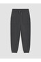 Alita City Lcw Kids Anthracite Pique Plain Loose & Elasticated Leg Boys' Jogger Pants - 2