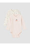 Lcw Baby Ecru Printed Baby Girl Set