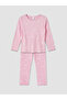Lcw Kids Pink Printed Girls Pajamas Set - 2