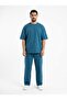 Men's 2 Thread T-Shirt Pants Double Set Short Sleeve Relaxed Fit