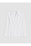 Two Mt Shop Quality Lcw Everyday White Pleated Peplum Women's Shirt - 5