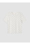 Lcw Dream Ecru Polka Dot Women's Shorts Pajama Set - 6