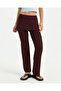 Women's Chestnut Ecovero ™   Viscose Wide Leg Regular Waist Mini Skirted Trousers