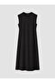 Lcw Everyday Black Crew Neck Soft Touch Dress - 5