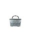 Duki Daso Metal Handle Silver Women's Hand and Shoulder Bag |   Summer T8610 Silver Single Compartment and Pocket