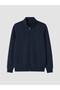 Sparkling Choices from Shining Store Upright Roba Collar Men's Zipper Sweatshirt - 5