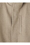 Lcwaikiki Classic Beige Regular Fit Stand Collar Men's Cashmere Coat - 5