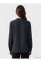 Alita City Lcw Grace Black Polka Dot Tie Collar Long Sleeve Women's Blouse with a Difference - 4