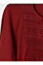 Lcw Grace Red Tie Collar Embroidered Blouse - 7