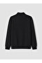 Lcw Vision Men's Black Stand Collar Sweatshirt - 7