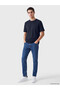 Navy Blue Crew Neck Men's T-Shirt - 2