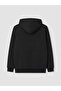 Lcwaikiki classic black Hooded men's zippered sweatshirt - 5